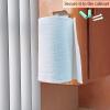 Qywwss Paper Towel Holder for Kitchen - Magnetic Stainless Steel Rack Under Cabinet - Under Cabinet Paper Towel Holder, Two Installation Methods, Magnetic and Screw, Indoor and Outdoor Available view 4