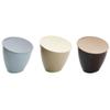 DINBOZ26X Garbage Can Household Desktop Small Trash Can Nordic Cute Desk Storage Box Kitchen Countertop Clamshell Storage Bin Waste Paper Basket Wastepaper Basket(C) view 3