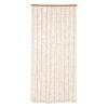 Wood and Bamboo Beaded Curtain - 52 Line Wave Dense Fringe Door Tassel Curtains for Porch, Bedroom, Living Room Divider (90*200*52, Burlywood) view 1