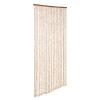 Wood and Bamboo Beaded Curtain - 52 Line Wave Dense Fringe Door Tassel Curtains for Porch, Bedroom, Living Room Divider (90*200*52, Burlywood) view 3