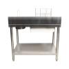 Breading Table, Fried Food Prep Breader Station Chicken Fish Vegetable Fry Stainless Steel Commercial Kitchen Prep & Work Table for Chicken Fish Vegetable Fry Restaurant Kitchen view 3