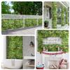 Bynbbur 15 PCS 20"x20" Artificial 3D Panel Fence Privacy Screen Evergreen Panels Fake Plant Wall Decor for Indoor Outdoor Garden Wedding Dcor Mixed ABC view 2