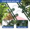 Bynbbur 15 PCS 20"x20" Artificial 3D Panel Fence Privacy Screen Evergreen Panels Fake Plant Wall Decor for Indoor Outdoor Garden Wedding Dcor Mixed ABC view 3