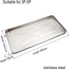 YONGYILI Universal Air Conditioner Drain Kit AC Condensate Drip pan,Stainless Steel Drain Pan HVAC Water Collector Drain Fitting Drip Tray,with 5m Drain Pipe and Steel Wire Rope(L93cm*W45cm*H3cm) view 2