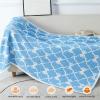 50" x 60" Bed Throw Blanket, Bow Pattern Throw Blanket for Home Decor and Gift, Microfiber Blanket Bow Blanket Plush Bedding, Soft Cozy Throw Blankets for Couch, Sofa view 2