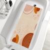 48x35 Inch Square Shower Mat Non-Slip, Soft Comfort Bath Mats with Drainage Holes, PVC Loofah Massage Bathmat for Shower, Tub, Bathroom, Wet Areas, Quick Drying view 2