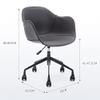 RWGOVLU Office Chair Desk Chair Office Chair Computer Chair Writing Chair Comfortable Swivel Backrest Desk Chair for Study Meeting Room Dormitory view 3