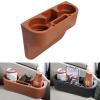 BWANGIAO Car Seat Gaps Filler Organizer Multifunctional Seat Gaps Storage Box with Cup Holder Console Side Extra Pouch for Wallet view 2