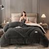 11Lb Double-Sided Velvet Winter Quilt, Super Warm Lamb Quilt Winter Blanket, Luxury Flannel Fleece Thick Bed Blanket, Soft Flannel Lamb Velvet Fabric, Warm Gift,D1,150x200cm/59x79in3.5Kg view 1