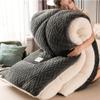 11Lb Double-Sided Velvet Winter Quilt, Super Warm Lamb Quilt Winter Blanket, Luxury Flannel Fleece Thick Bed Blanket, Soft Flannel Lamb Velvet Fabric, Warm Gift,D1,150x200cm/59x79in3.5Kg view 2