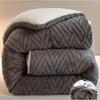 11Lb Double-Sided Velvet Winter Quilt, Super Warm Lamb Quilt Winter Blanket, Luxury Flannel Fleece Thick Bed Blanket, Soft Flannel Lamb Velvet Fabric, Warm Gift,D1,150x200cm/59x79in3.5Kg view 4
