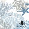 MAYZUS Small Stall Shower Curtain 36 x 72 Inch, Half Narrow Dorm Nautical Coastal Shower Curtain, Summer Tropical Seashell Starfish Coral Beach Ocean Themed Shower Curtains for Bathroom, Blue view 3