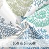 MAYZUS Small Stall Shower Curtain 36 x 72 Inch, Half Narrow Dorm Nautical Coastal Shower Curtain, Summer Tropical Seashell Starfish Coral Beach Ocean Themed Shower Curtains for Bathroom, Blue view 4