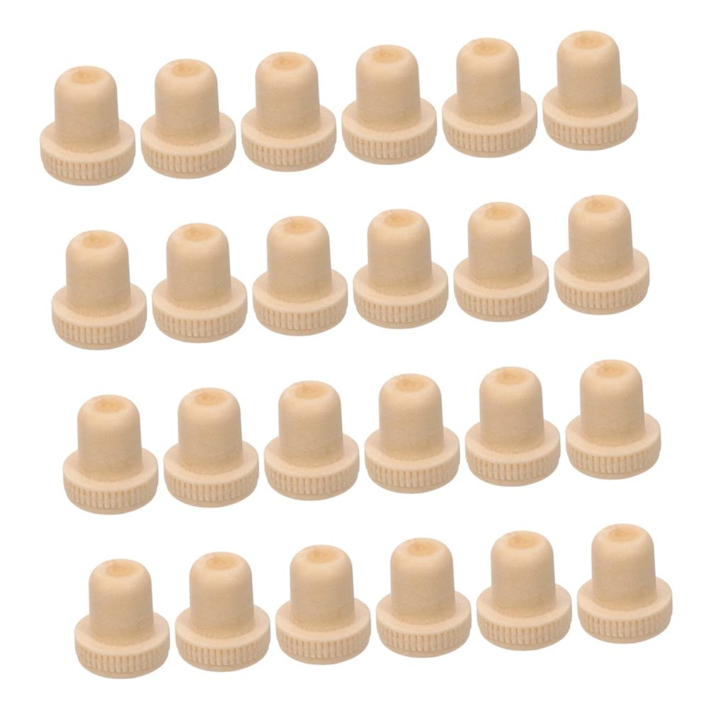 BEBEMOKO 24pcs Wine Saver Vacuum Stoppers Red Wine Cork Bottle Stoppers Bottle Seals for Home Travel