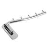 Clothes Hanger Rack, 2 Pack Wall Mount Clothes Folding Laundry Hanger Bathroom Towel Drying Swing Arm Rack view 1