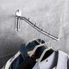 Clothes Hanger Rack, 2 Pack Wall Mount Clothes Folding Laundry Hanger Bathroom Towel Drying Swing Arm Rack view 4