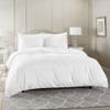 RESTURA Duvet Cover 2 Pillow Shams - Twin XL (68 x 90) Inches - Egyptian Cotton 800 Thread Count Comforter Cover Zipper Closure 3 Pieces White Duvet Covers Set view 1