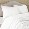 RESTURA Duvet Cover 2 Pillow Shams - Twin XL (68 x 90) Inches - Egyptian Cotton 800 Thread Count Comforter Cover Zipper Closure 3 Pieces White Duvet Covers Set view 3