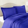 RESTURA Duvet Cover 2 Pillow Shams - Alaska King (132 x 120) Inches - Egyptian Cotton 800 Thread Count Comforter Cover Zipper Closure 3 Pieces Royal Blue Duvet Covers Set view 3