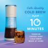 Mr. Coffee Express Cold Brew Coffee Maker, 10-Minute Cold Brew Coffee Machine, Oat Milk view 2