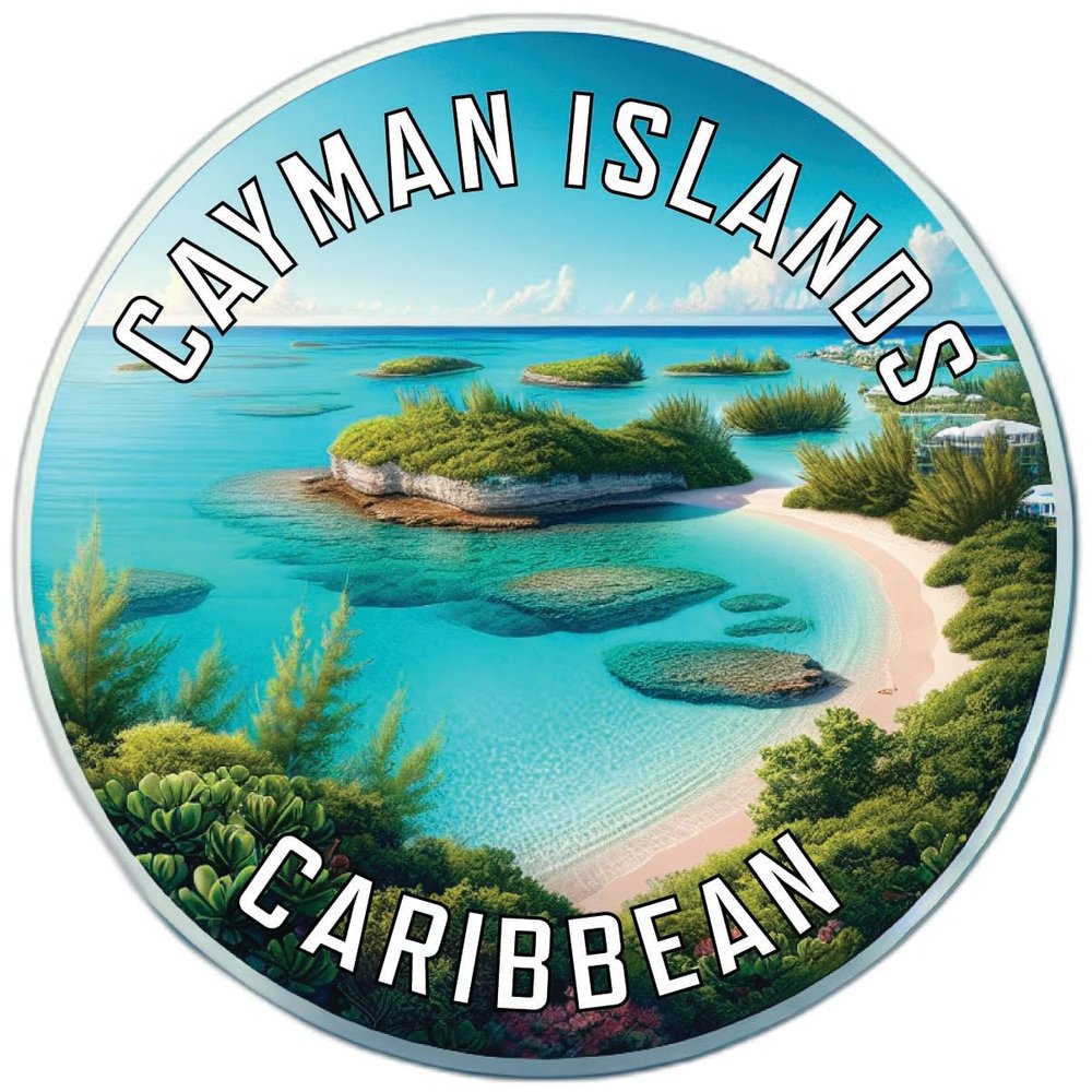 Cayman Islands Caribbean Mementos Souvenir Die Cut Decorative Flat Magnet 2-Inch