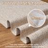 48 Inch Boho Runner for Dresser Top Short, Rustic Farmhouse Coffee Table Runner, Linen Dresser Runners Cover Top for Bedroom, Nightstand, End Table, Spring Table Decor (13 x 55 Tassels) view 2