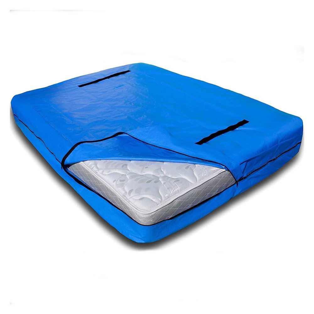 WDFYJ Mattress Bags for Moving, Heavy Duty Mattress Moving Bag, Reusable Mattress Protector Cover for Storage with Handles and Zipper Moving Supplies(208 * 160 * 38cm/82 * 63 * 15in)
