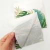 100 Pack Spring Leaves Napkins Disposable Summer Leaf Paper Napkin Scalloped Paper Party Dinner Napkin for Summer Home Tea Party Wedding Table Decor view 4
