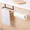 Sunicon Paper Towel, Stainless Steel Under Cabinet Paper Rolls Rack Organizer Kitchen Paper Hanger Sink Roll Towel Holder Hanger Over The Door Kitchen Roll Holder Hanging Organizer view 4