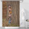 fovditca Personalized Shower Curtain Custom Shower Curtains with Photo Text, Customized Polyester Fabric Bathroom Shower Curtain - 12 Hooks, for Home Washroom Hotel, 48" x 72" view 4