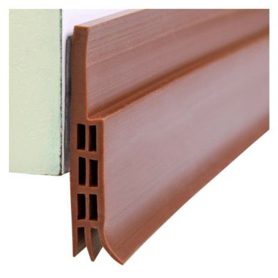 Jinghong Door Seal Strips Wind Blocker Window Seal Strip Draft Wind Stoppers Soundproof Door Bottom Weather Stripping Noise Stopper(Brown)