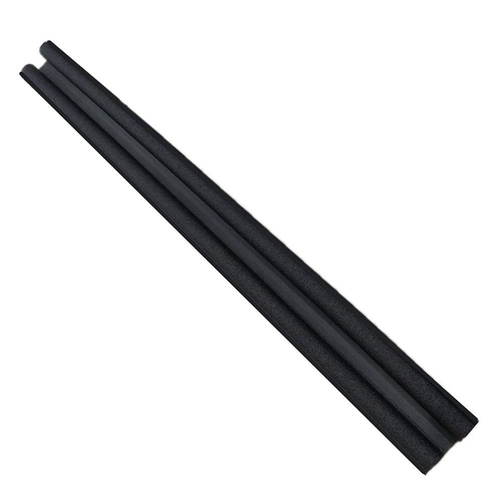 HomeLoft Basics Jinghong Under Door Draft Guard Stopper Flexible Door Bottom Sealing Strip Windproof Dust Stopper Guard Rain Insulator Weather Strip(Black)