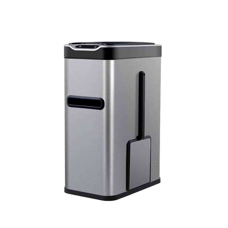 HomeLoft Basics 7l stainless steel smart sensor trash can with 3-in-1 function Silver