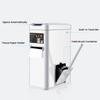 HomeLoft Basics 7l stainless steel smart sensor trash can with 3-in-1 function Silver view 3