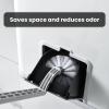 HomeLoft Basics 7l stainless steel smart sensor trash can with 3-in-1 function Silver view 4