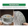 XQZMZSCP Hand Stone Mill, Blue Stone Mill/Pulverizer, Dry/Wet Mill, Nutmeg Grinder, Hand Crank, Classic Grain Grinder view 2