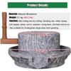 XQZMZSCP Hand Stone Mill, Blue Stone Mill/Pulverizer, Dry/Wet Mill, Nutmeg Grinder, Hand Crank, Classic Grain Grinder view 4