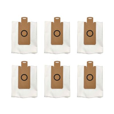 6 PCS Replacement Dust Bags for Lydsto W2 Robot Vacuum Cleaner,Non-woven Cleaning Dust Bag Robotic Vacuum Filter Bags for Home and Kitchen Cleaning