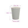 DINBOZ26X Garbage Can Nordic Style Shake Lid Trash Can Office Household Trash Can Living Room Bedroom Clamshell Kitchen Toilet Paper Basket with Lid Wastepaper Basket(C) view 2