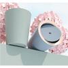 DINBOZ26X Garbage Can Nordic Style Shake Lid Trash Can Office Household Trash Can Living Room Bedroom Clamshell Kitchen Toilet Paper Basket with Lid Wastepaper Basket(C) view 3
