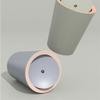 DINBOZ26X Garbage Can Nordic Style Shake Lid Trash Can Office Household Trash Can Living Room Bedroom Clamshell Kitchen Toilet Paper Basket with Lid Wastepaper Basket(C) view 4
