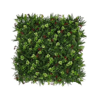 ECOOPTS 20"x20" Faux Ivy Privacy Fence Screen Artificial Boxwood Panels Topiary Hedge Plants for Indoor Outdoor Decoration, #16 Mixed Leaves, 13 Packs