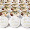 Scented Mixed Flower Candle Favors - Personalized for Weddings, Bridal Showers, Baby Showers, Birthdays, Christmas (10-20-30-40-50-100 PCS in Bulk) view 1