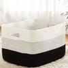 Artfeel Blanket Basket,Rectangle Woven Baskets for Storage,30L Laundry Basket for Decorative Nursery Blanket,Toys,Dirty Clothes and Magazine in Shelves,Baby Room,and Living Room view 1