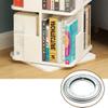 KrrNFYSG Bookcase Book Shelf Wooden Multi-Layer Bookshelves 2/3/4-tier Bookcase 360 Rotating Bookshelf Storage Shelf Tall Bookcase Shelf More Assured view 3