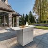 Transolid OUCS3224 Outdoor Kitchen 32-in x 24-in x 37-in Single Utility Cabinet With Folding Shelves, Stainless Steel view 2
