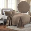 SUPERIOR Paisley Cotton Bedspread Quilt Set, Oversize,Twin, Taupe - Z view 2