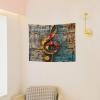 LIXLZH Music Notes Print Wall Tapestry Personalized Funny Backdrop Bedroom Wall Hanging Art Decor Tapestry view 4
