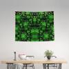 St Patricks Day Leaves Print Wall Tapestry Personalized Funny Backdrop Bedroom Wall Hanging Art Decor Tapestry view 3