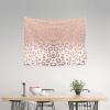 LIXLZH rose gold glitter Print Wall Tapestry Personalized Funny Backdrop Bedroom Wall Hanging Art Decor Tapestry view 3